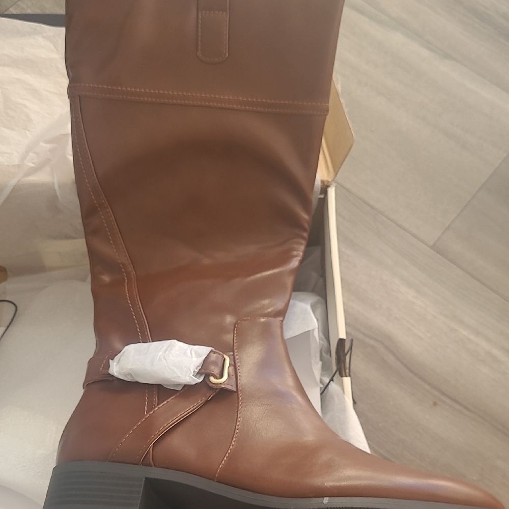 Brown Leather Women's Boots